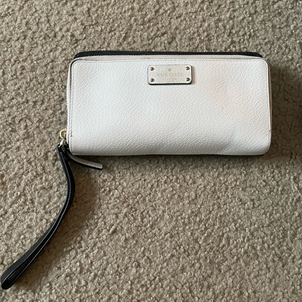 Kate spade double zipper wallet